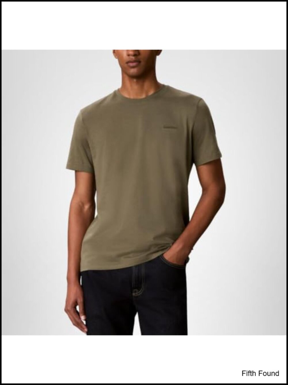 Calvin Klein Men's Liquid Touch Cotton Crew Neck Short Sleeve T-Shirt